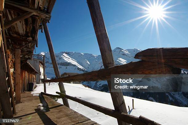 Alpe Buerrstegg 5 - Fotografie stock e altre immagini di Austria - Austria, Capanna, Abbandonato