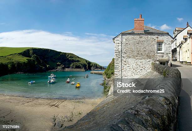 Port Isaac Stock Photo - Download Image Now - Port Isaac, Harbor, Cliff