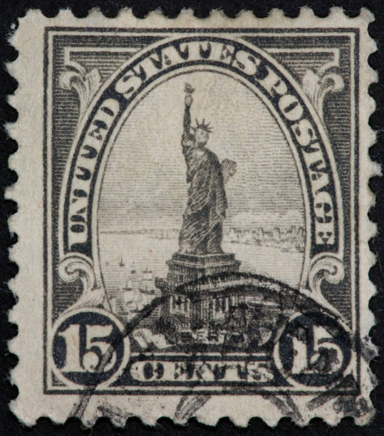 statue of liberty stamp 1922