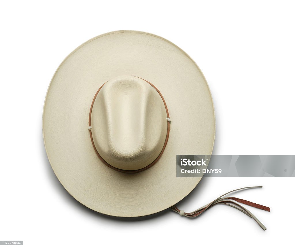 Cowboy Hat A cowboy hat on white with soft shadow Cowboy Hat Stock Photo