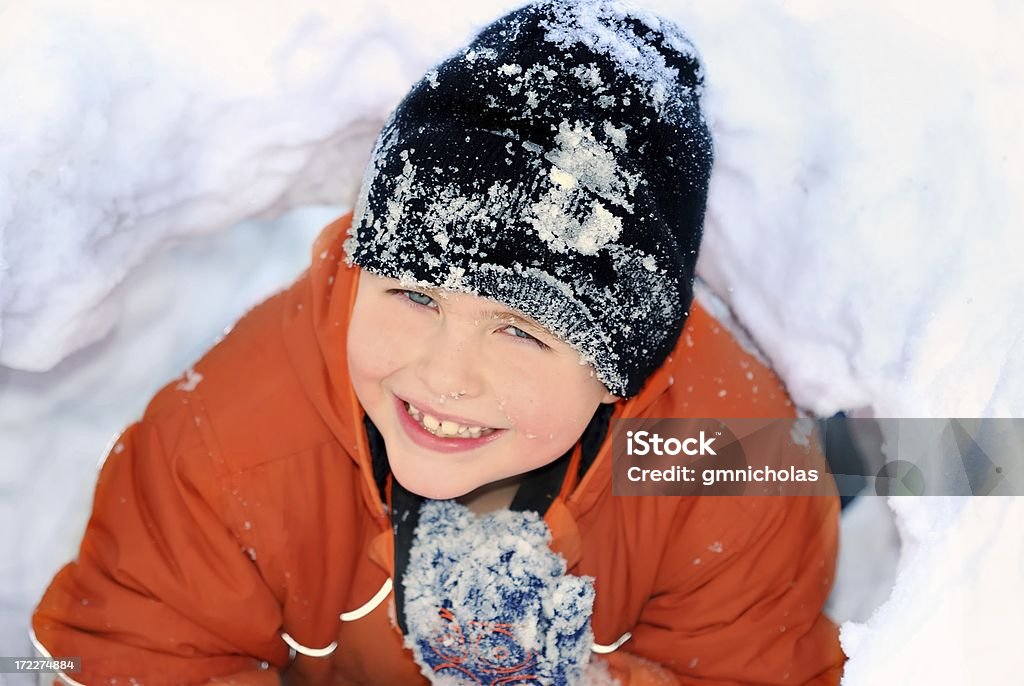 Brincar na neve - Foto de stock de Atividade royalty-free
