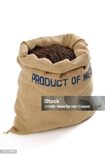 Coffee Bean Bag Stockfoto und mehr Bilder von Braun - Braun, Einzelner Gegenstand, Farbbild