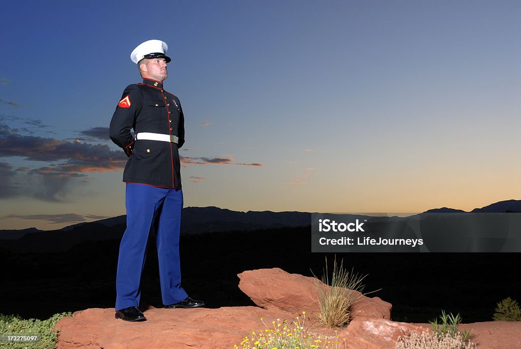 Semper Fi-immer Faithful-Geysir - Lizenzfrei Marineinfanterie Stock-Foto