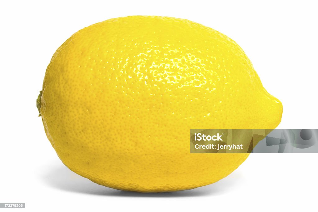 Lemon side Side view of a lemon. Cut Out Stock Photo