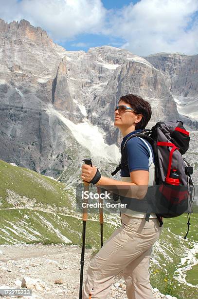 Hiking Vertical Stock Photo - Download Image Now - Adult, Adults Only, Adventure