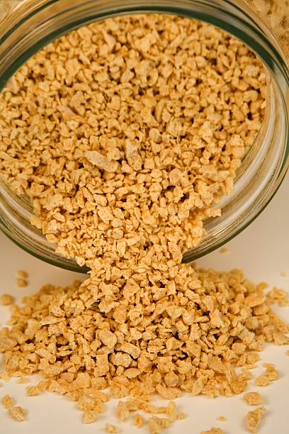 Texturized Soy Protein Texturized soy protein known as TVP or TSP is a vegetarian meat substitute and a commercial protein additive. tsp stock pictures, royalty-free photos & images