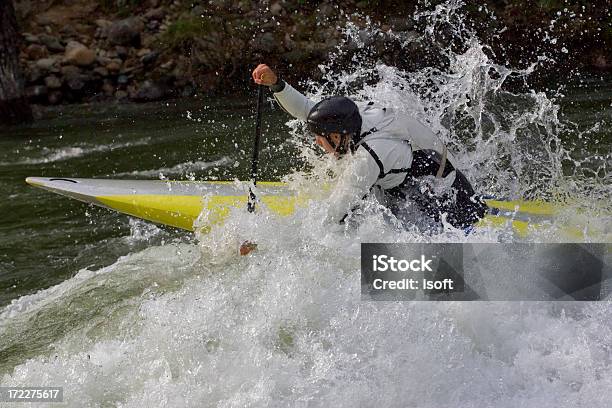 Kayak Fiume Siberiana Kazur Kuzneckij Alatau 03 - Fotografie stock e altre immagini di Kayaking