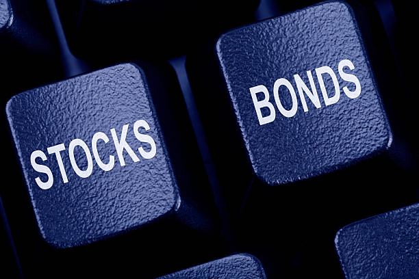 Stocks & Bonds stock photo