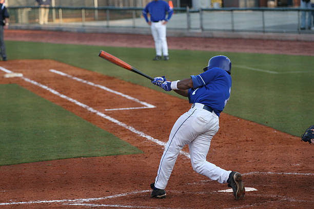 istock Batter in baseball just swung his bat about to run 172276523