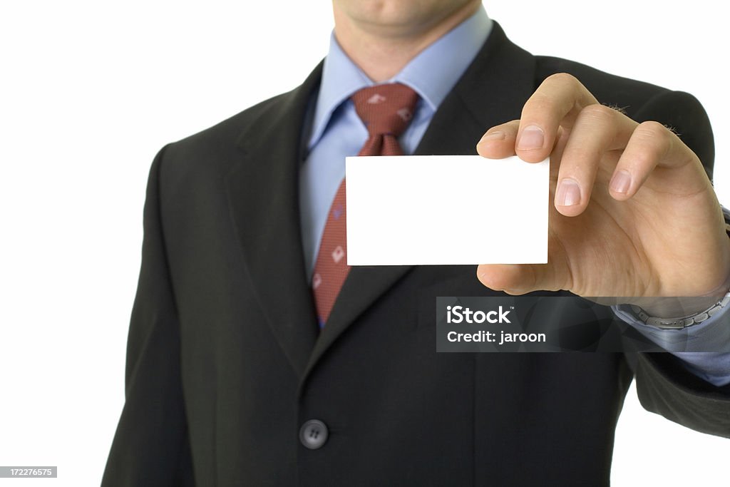 Пустой Визитная карточка - Стоковые фото Белый фон роялти-фри