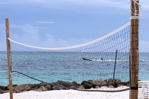 Voleibol de Praia - fotografia de stock