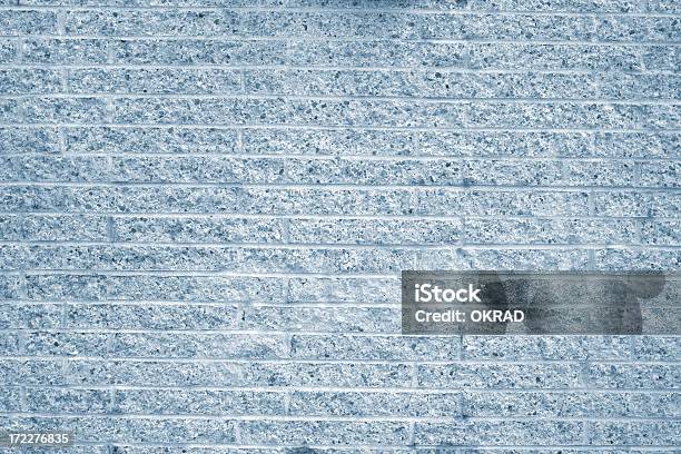 Синий Кирпичная Стена — стоковые фотографии и другие картинки Архитектура - Архитектура, Архитектурный элемент, Афиша