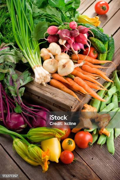 Farmers Market Organic Vegetables Stock Photo - Download Image Now - Broad Bean, Carrot, Chanterelle