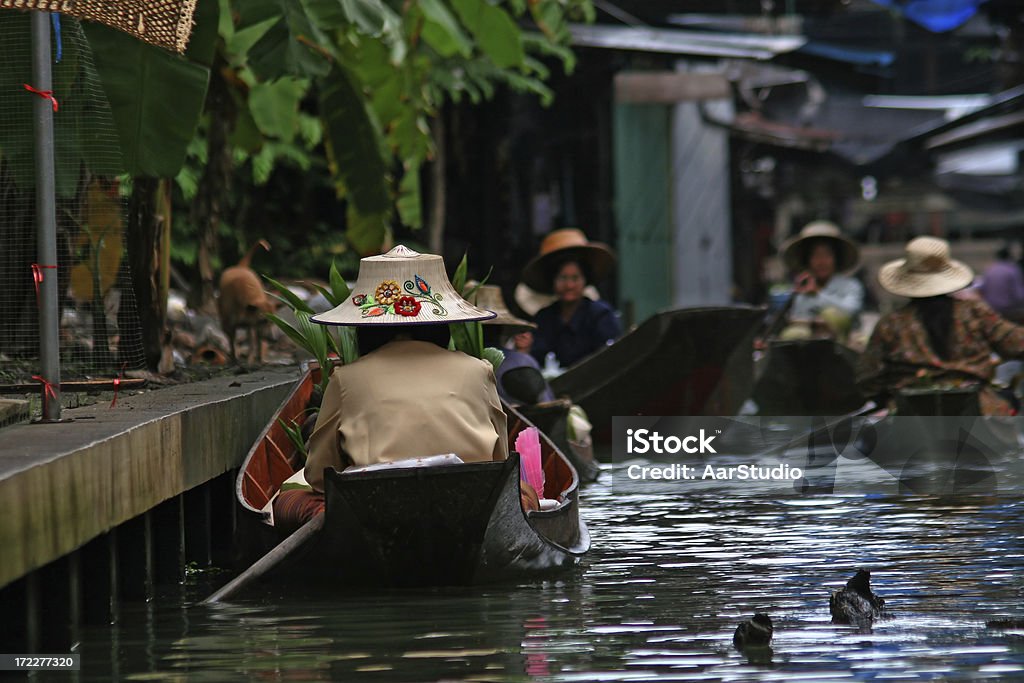 Floathing mercado - Foto de stock de Adulto libre de derechos