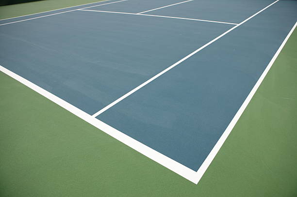 Tennis court lines
