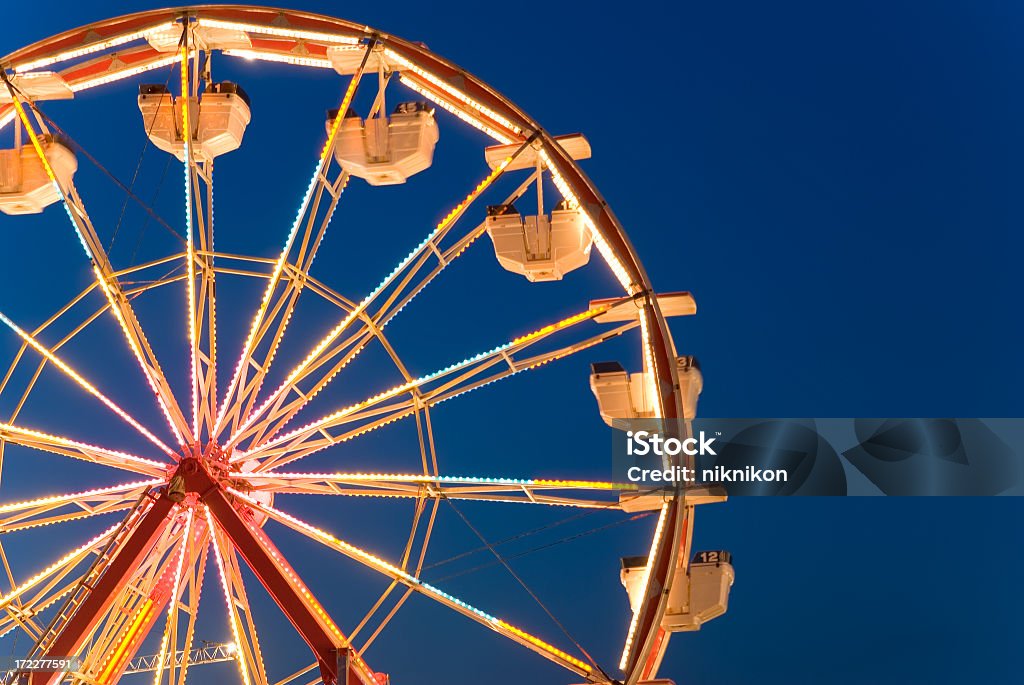 Riesenrad abstrakte - Lizenzfrei Abenddämmerung Stock-Foto