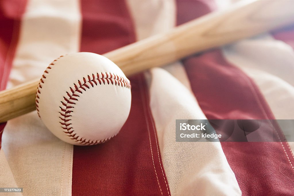 America's Sport - Lizenzfrei Amerikanische Flagge Stock-Foto