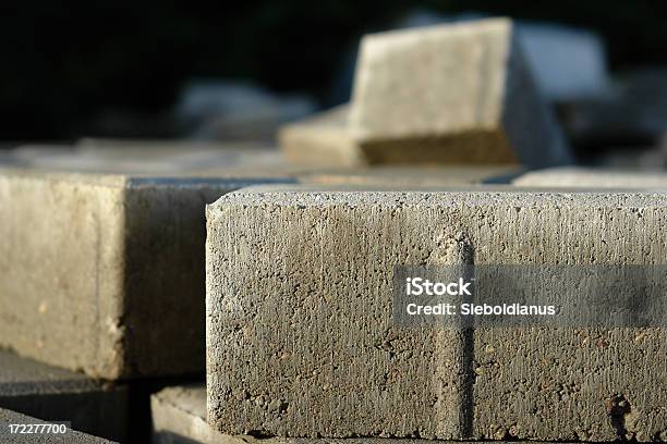 Concrete Paving Stones Stock Photo - Download Image Now - Asphalt, Brick, Cobblestone