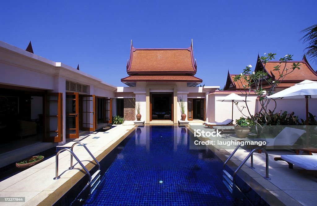 villa phuket, Tailândia - Foto de stock de Arquitetura royalty-free