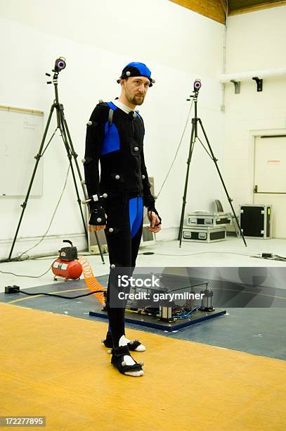 Motion Capture Actor Stock Photo - Download Image Now - Studio - Workplace, Activity, Arts Culture and Entertainment