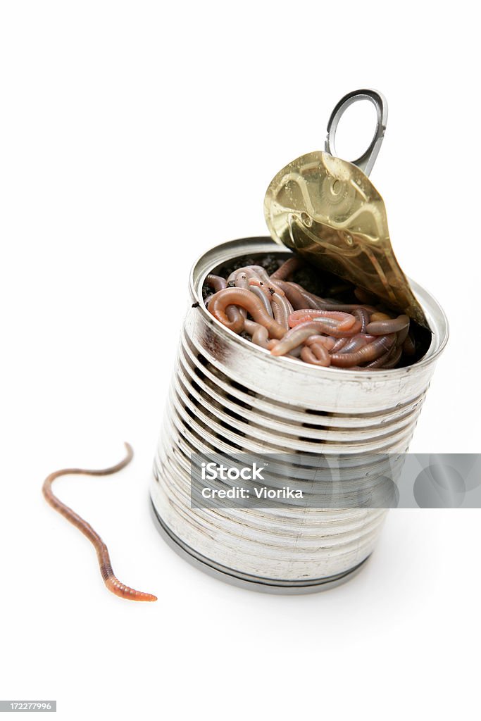 Can of worms-Modo di dire - Foto stock royalty-free di Can of Worms - Modo di dire inglese