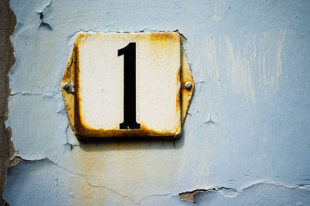 istock number one on grunge plaster wall 172278275