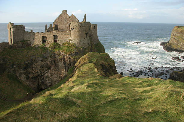 A evocative 13th century ruin perched atop the cliffs of an island off the North Antrim coast.