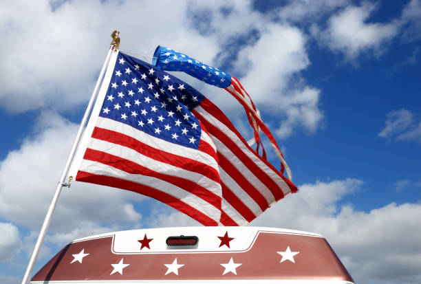 istock american flag and landspout 172278483