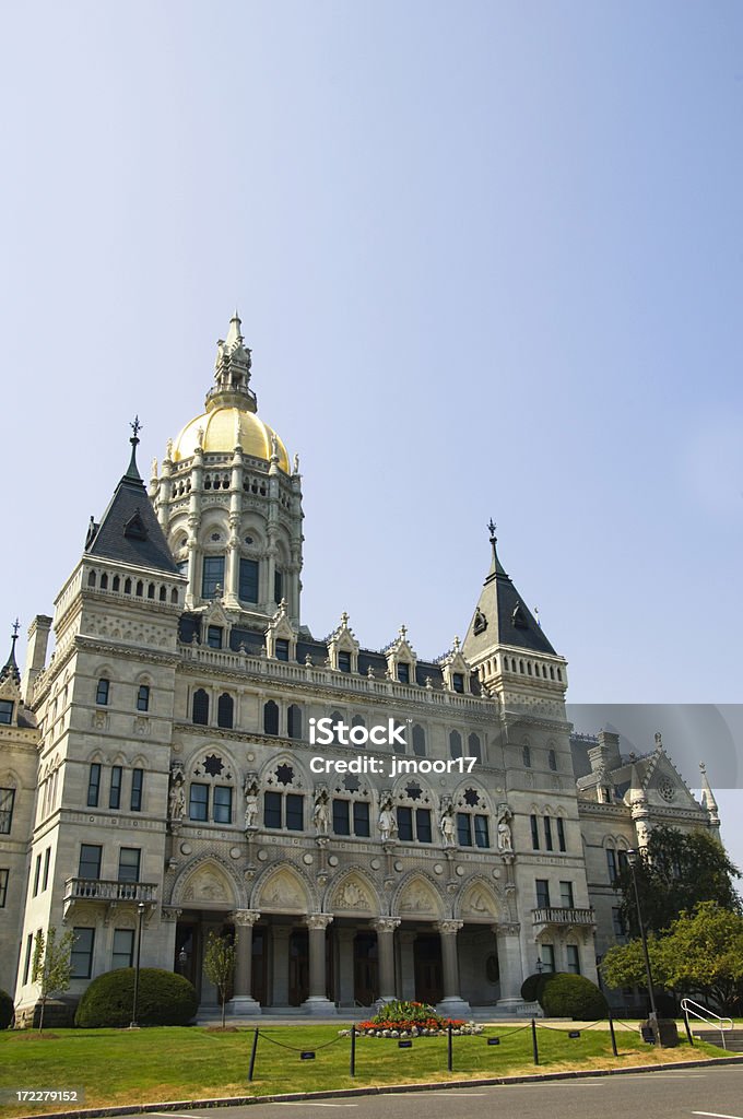 Connecticut State Capitol - Foto stock royalty-free di Albero