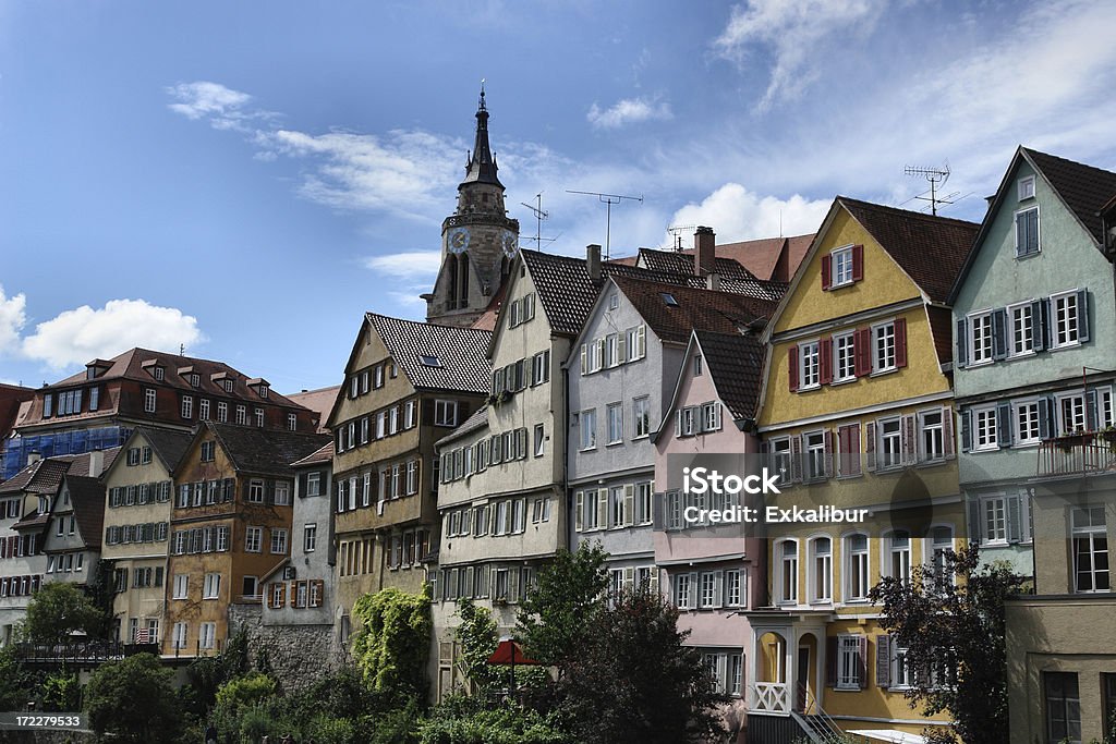 Reihe von Häuser - Lizenzfrei Architektur Stock-Foto