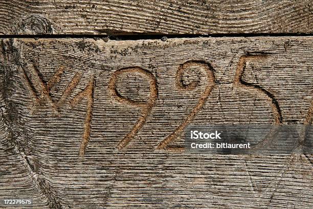 Number On A Wood Stock Photo - Download Image Now - Architectural Feature, Brown, Building Entrance