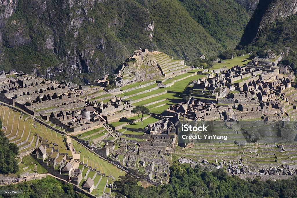 インカの都市のマチュピチュ - アンデス山脈のロイヤリティフリーストックフォト