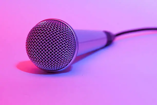 Photo of Microphone horizontal composition