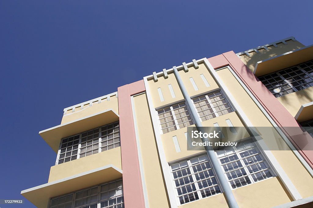 Art Deco di South Beach - Foto stock royalty-free di Albergo