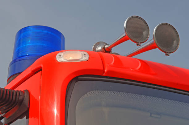 istock Siren and blue light of a fire engine 172280515