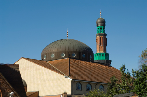 Modern Mosque in Birmingham UK.See more British mosque photos in the