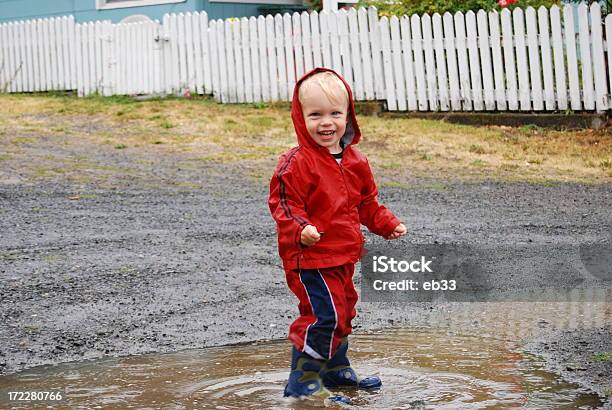Puddle Jumper Stock Photo - Download Image Now - Autumn, Blond Hair, Boot