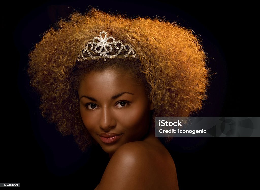 Principessa nero - Foto stock royalty-free di Popolo di discendenza africana