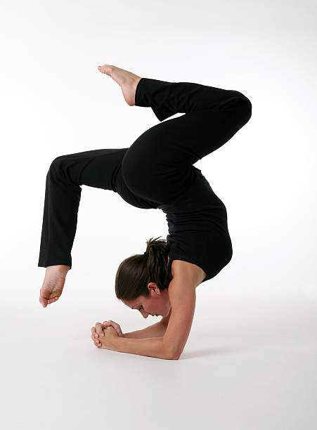 Yoga Forearm Stand Stock Photo - Download Image Now - Adversity