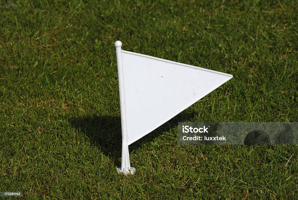 Cricket field Grenze marker - Lizenzfrei Flagge Stock-Foto