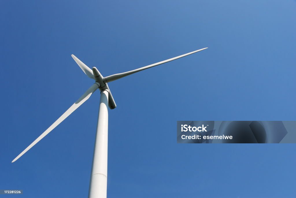 Turbina a vento - Foto stock royalty-free di Chroma key