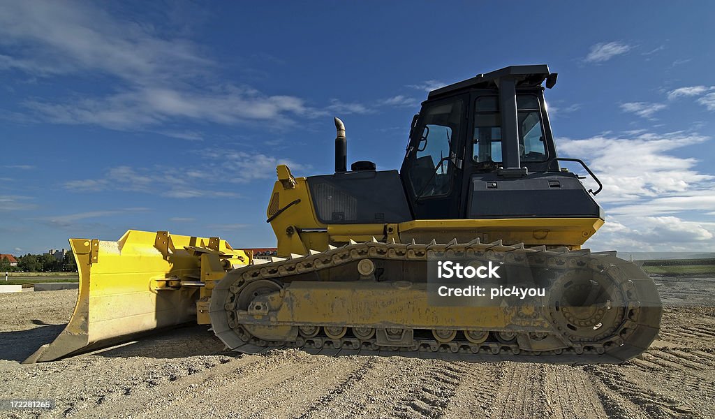 Bulldozer - Foto de stock de Amarelo royalty-free