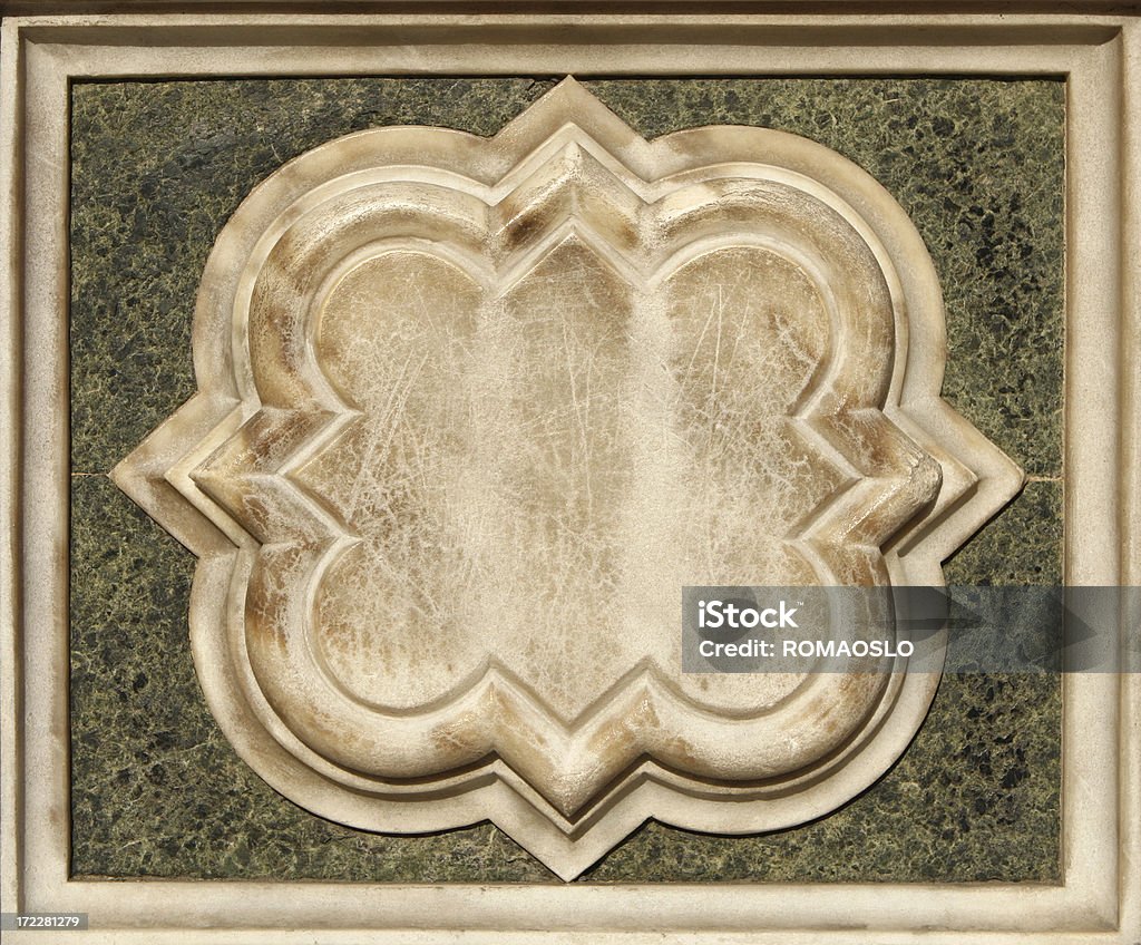 Adorno de mármol de la fachada de la Catedral Duomo en florencia, Illinois - Foto de stock de Mármol - Roca libre de derechos