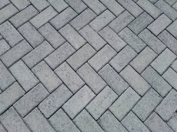 istock Full frame of grey paving blocks seamless pattern. Home decoration, building material. Background and texture. 1722814621