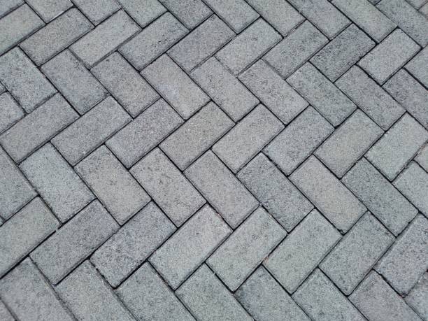 istock Full frame of grey paving blocks seamless pattern. Home decoration, building material. Background and texture. 1722814633