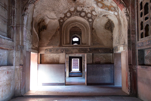 Muslim tombs in the Haft Gumbaz Complex, Santraswadi, Gulbarga, Karnataka