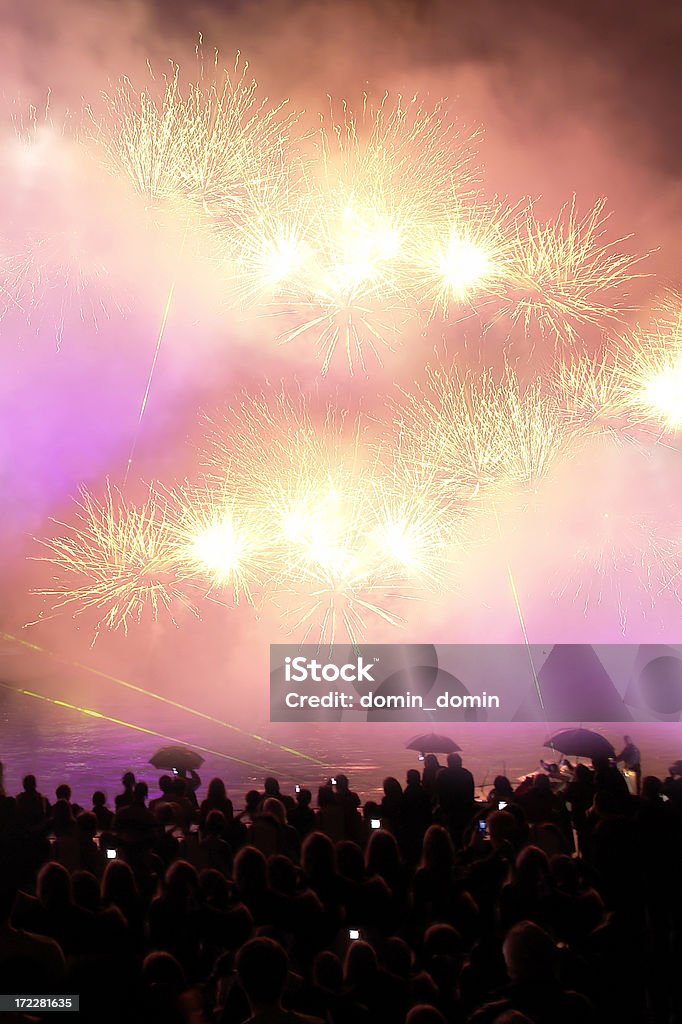 Nowy Rok, zdarzenie, rozrywki, Święto. - Zbiór zdjęć royalty-free (Dym)