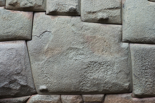 Twelve Corners Wall Stone, Angles Carved by Inca, Cuzco, Peru