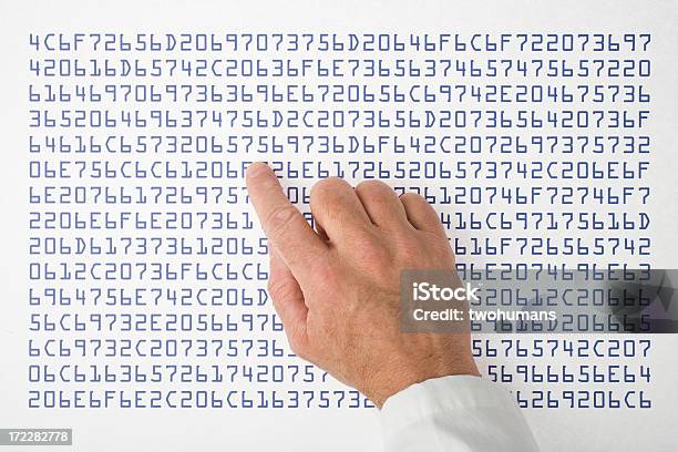 Sequences Of Digits Stock Photo - Download Image Now - Adult, Adults Only, Analyzing
