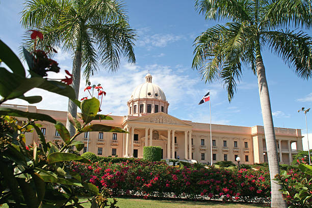 National Palace, Santo Domingo stock photo